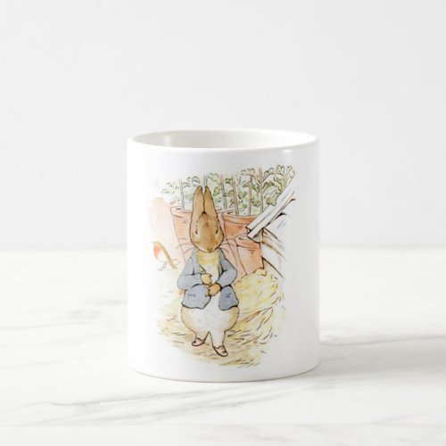 Peter Rabbit in the Garden by Beatrix Potter Coffee Mug