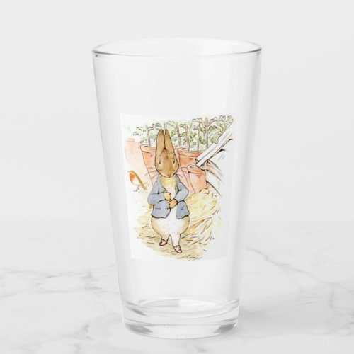 Peter Rabbit in the Garden by Beatrix Potter Glass