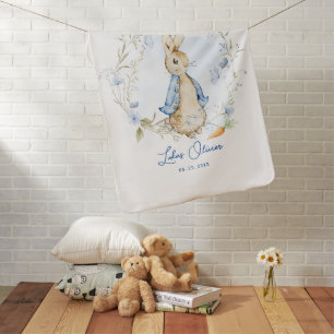 Peter Rabbit Inspired Design  Baby Blanket
