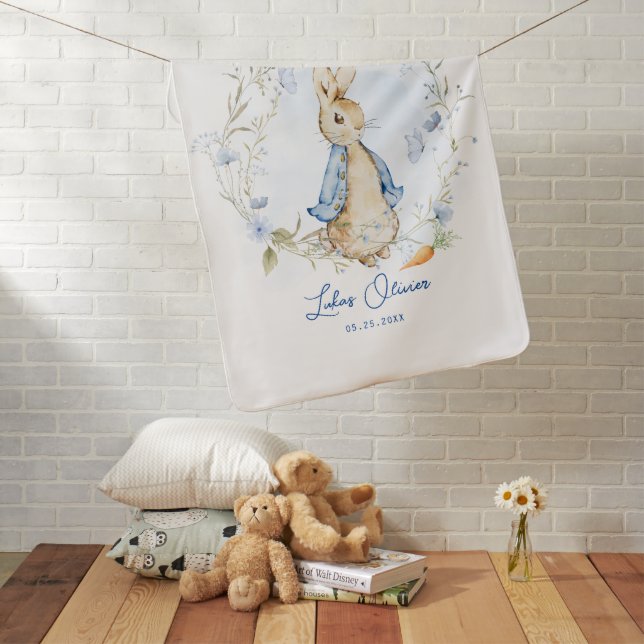 Peter Rabbit Inspired Design  Baby Blanket (In Situ)
