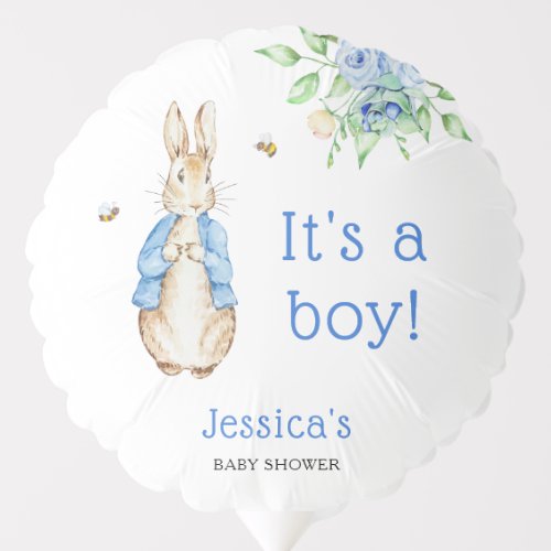 Peter Rabbit Its a boy Balloon