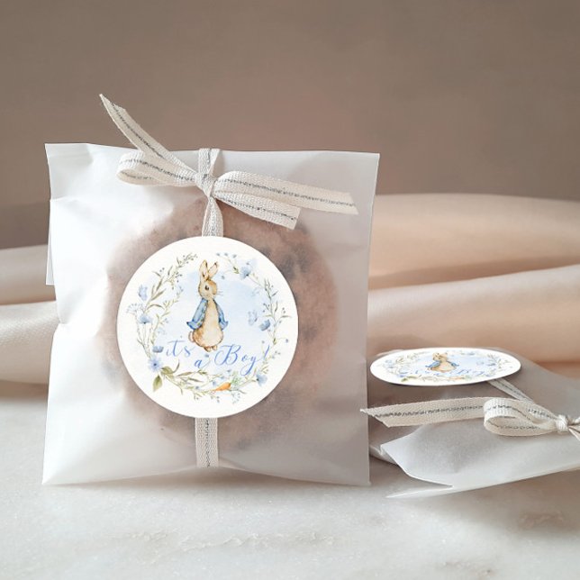 Peter Rabbit It's a Boy - White Stickers (Creator Uploaded)