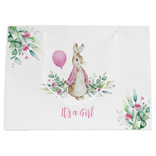 Peter Rabbit It's a Girl Large Gift Bag