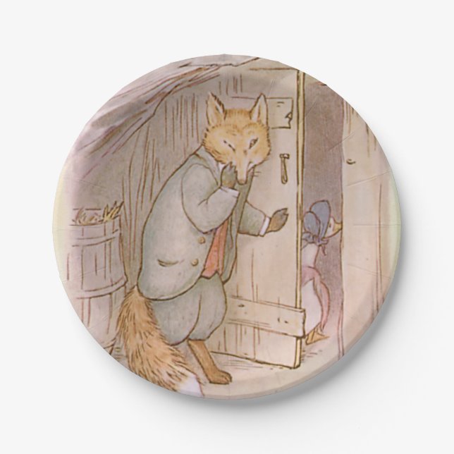 Peter Rabbit Jemina Puddle Paper Plates (Front)