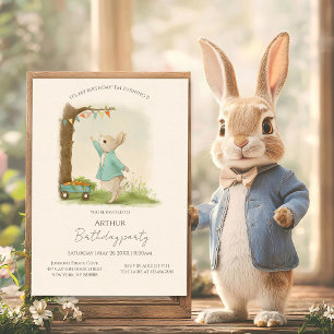 Peter Rabbit Kids Birthday&Game Invitation