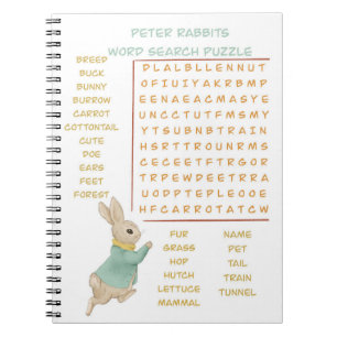 Peter Rabbit Kids Birthday&Game Notebook