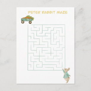 Peter Rabbit Kids Birthday&Game Postcard