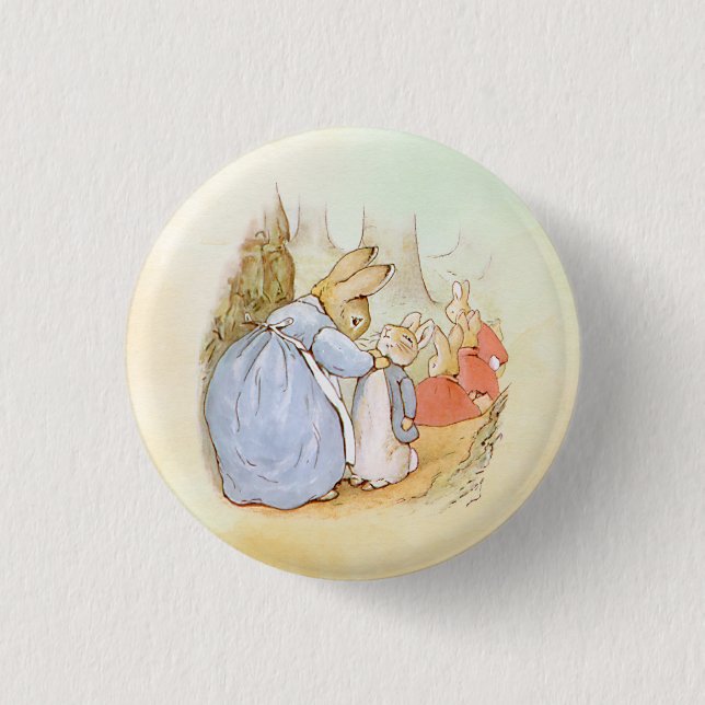 Peter Rabbit (mom)  Button (Front)