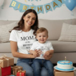 Peter Rabbit Mom of the Birthday Boy Party Family  T-Shirt<br><div class="desc">Celebrate your little one’s special day with this adorable “Mom of the Birthday Boy” T-shirt, featuring a charming Peter Rabbit illustration! Perfect for birthday parties, family photos, or themed celebrations, this tee shows your pride as a mom in a fun, playful way. Made from soft, comfortable fabric, it’s a perfect...</div>