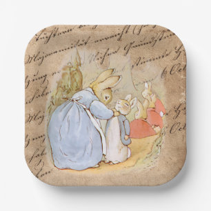 Peter Rabbit (mom)  Paper Plates
