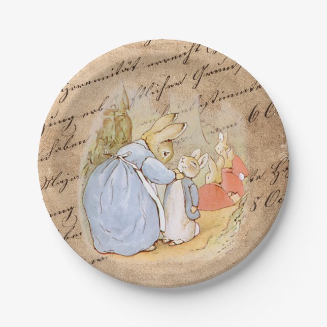 Peter Rabbit (mom)  Paper Plates (Front)
