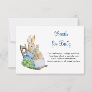 Peter Rabbit Mommy Books For Baby RSVP Card