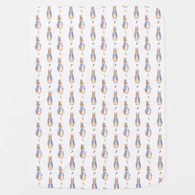Peter Rabbit Pattern Baby Blanket (Front)