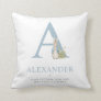 Peter Rabbit | Personalized Letter A Throw Pillow
