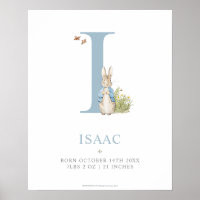 Peter Rabbit | Personalized Letter I Poster