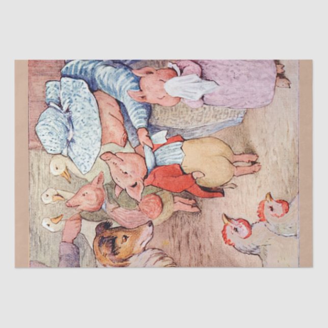 Peter Rabbit (piglets) Tissue Paper (Front)