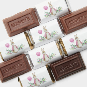 Peter Rabbit Pink Hershey's Miniatures