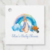 Peter Rabbit Baby Shower Invitation Favor Tags