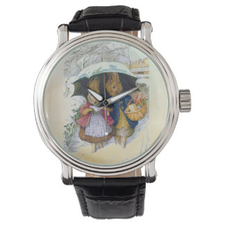 Peter Rabbit Round Clock Watch