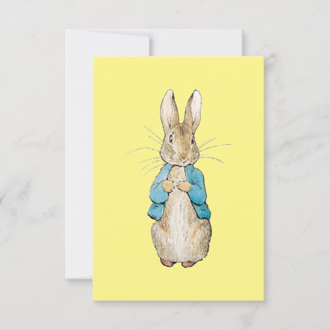 Peter Rabbit Thank You Card (Front)