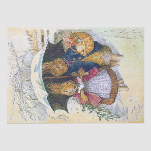 Peter Rabbit  (umbrella) Tissue Paper (Front)