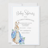 Peter Rabbit Watercolor Baby Shower Invitation (Front)