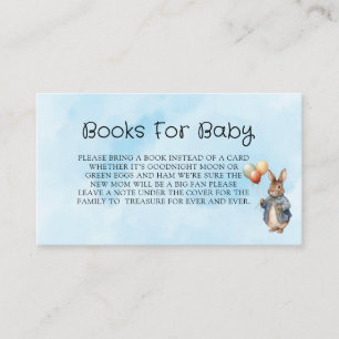Peter Rabbit Watercolor Boy Books For Baby Enclosure Card