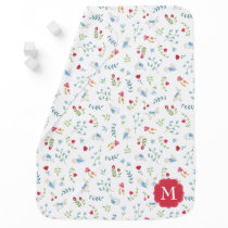 Peter Rabbit | Watercolor Forest Pattern Baby Blanket Peter Rabbit | Watercolor Forest Pattern Baby Blanket
