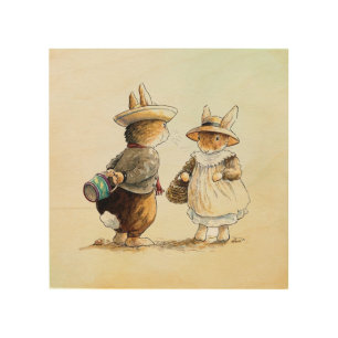 Peter Rabbit Wood Wall Art