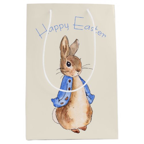 Peter the Easter bunny rabbit Medium Gift Bag