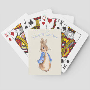 Peter the Easter bunny rabbit Poker Cards