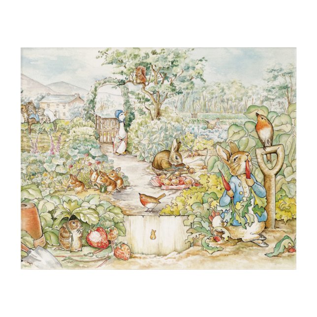 Peter the Rabbit  Acrylic Print (Front)