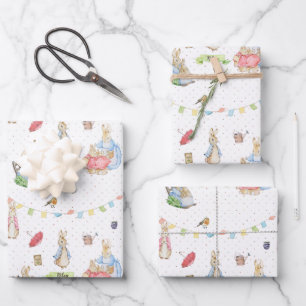 Peter the Rabbit and Family Wrapping Paper Sheets