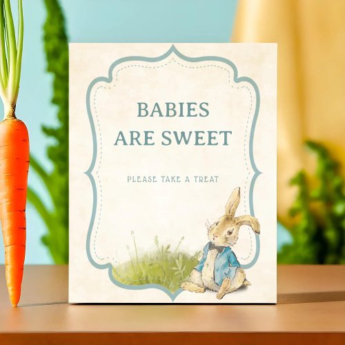 Peter The Rabbit Babies Are Sweet Take a Treat Poster