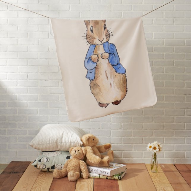 Peter the Rabbit Baby Blanket (In Situ)