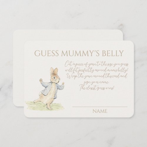 Peter the Rabbit Baby Guess Mummys Belly Game