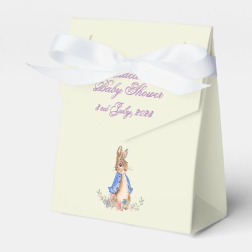 Peter the Rabbit  Baby Shower Favor Boxes