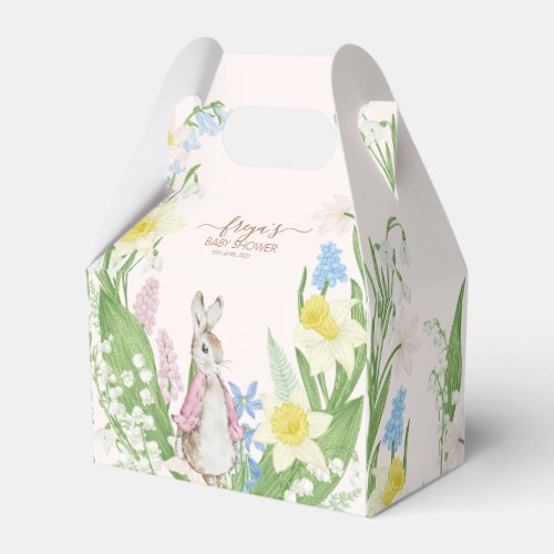 Peter the Rabbit Baby Shower Favor Boxes