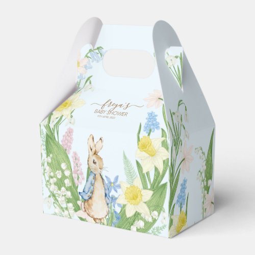 Peter the Rabbit Baby Shower Favor Boxes