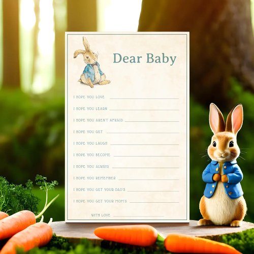 Peter The Rabbit Baby Shower Game Dear Baby Wishes