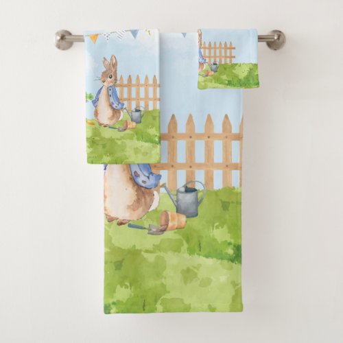 Peter the Rabbit Bath Towel Set