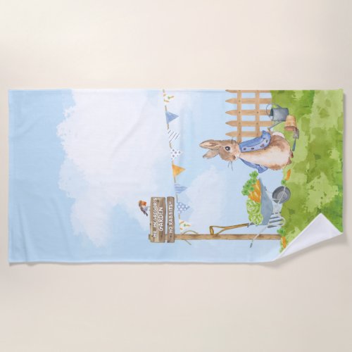 Peter the Rabbit Beach Towel