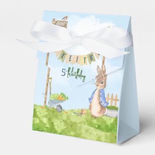 Peter the Rabbit Birthday Garden Party Favor Boxes