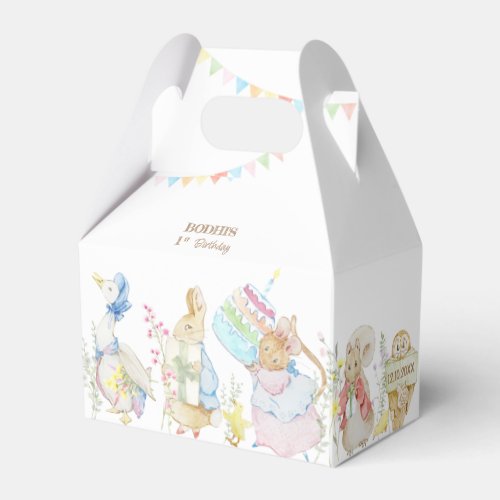 Peter the Rabbit Birthday Parade Favor Boxes