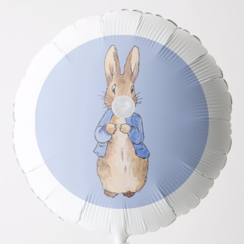 Peter the Rabbit Blowing White Bubble gum Balloon