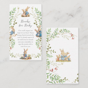 Peter the Rabbit Botanical Books for Baby Enclosure Card