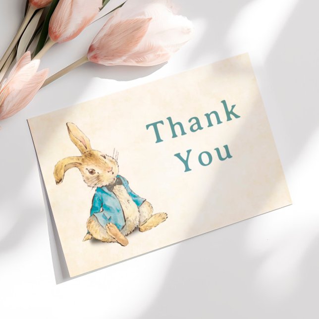 Peter The Rabbit Boy Baby Shower Thank You (Creator Uploaded)