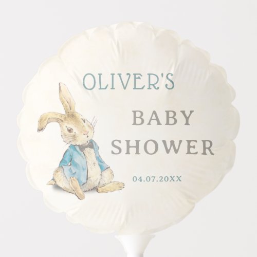 Peter The Rabbit Boy Vintage Baby Shower  Balloon