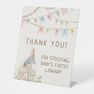 Peter the Rabbit Bunny Books and Gifts Sign