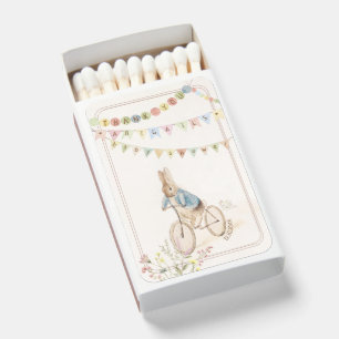 Peter the Rabbit Bunny Gender Baby Shower Favors Matchboxes